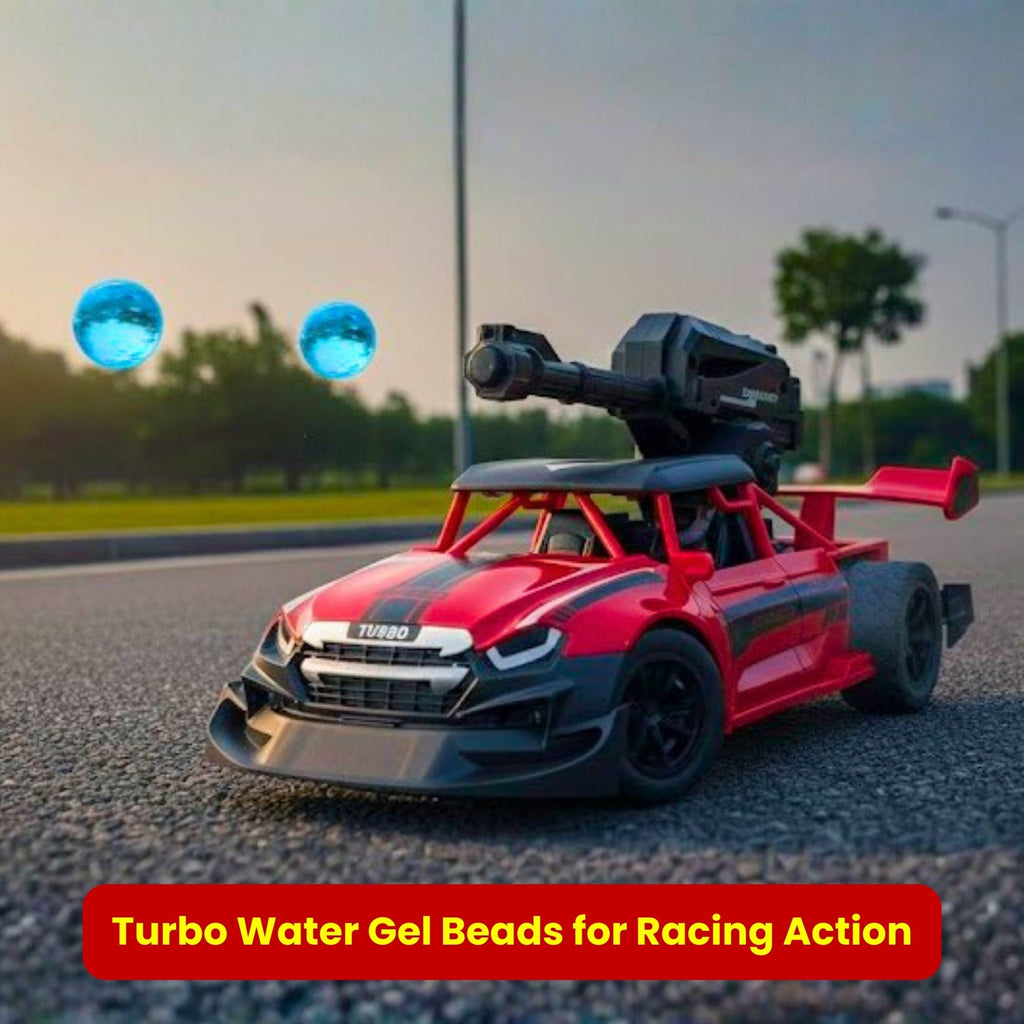 TOYTALES High Speed Bullet Car with Flashing Lights Rechargeable Remote Control Racing Car