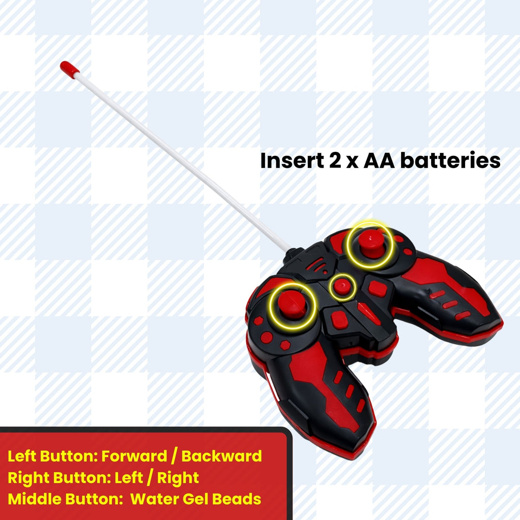 TOYTALES High Speed Bullet Car with Flashing Lights Rechargeable Remote Control Racing Car