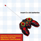 TOYTALES High Speed Bullet Car with Flashing Lights Rechargeable Remote Control Racing Car
