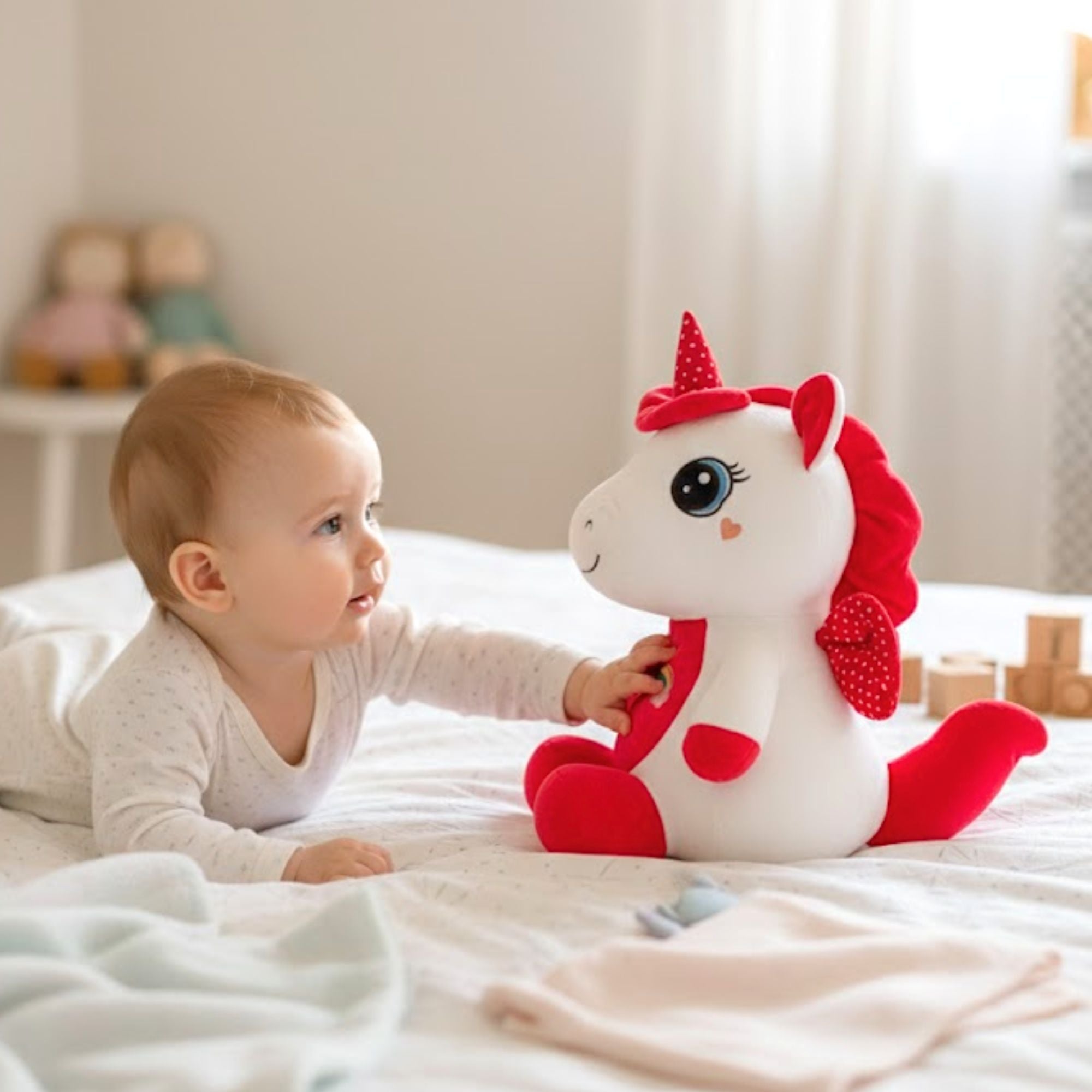 TOYTALES Gracie Unicorn Soft Plush Toy | Animal Stuffed Toy 45cm, Assorted Colors