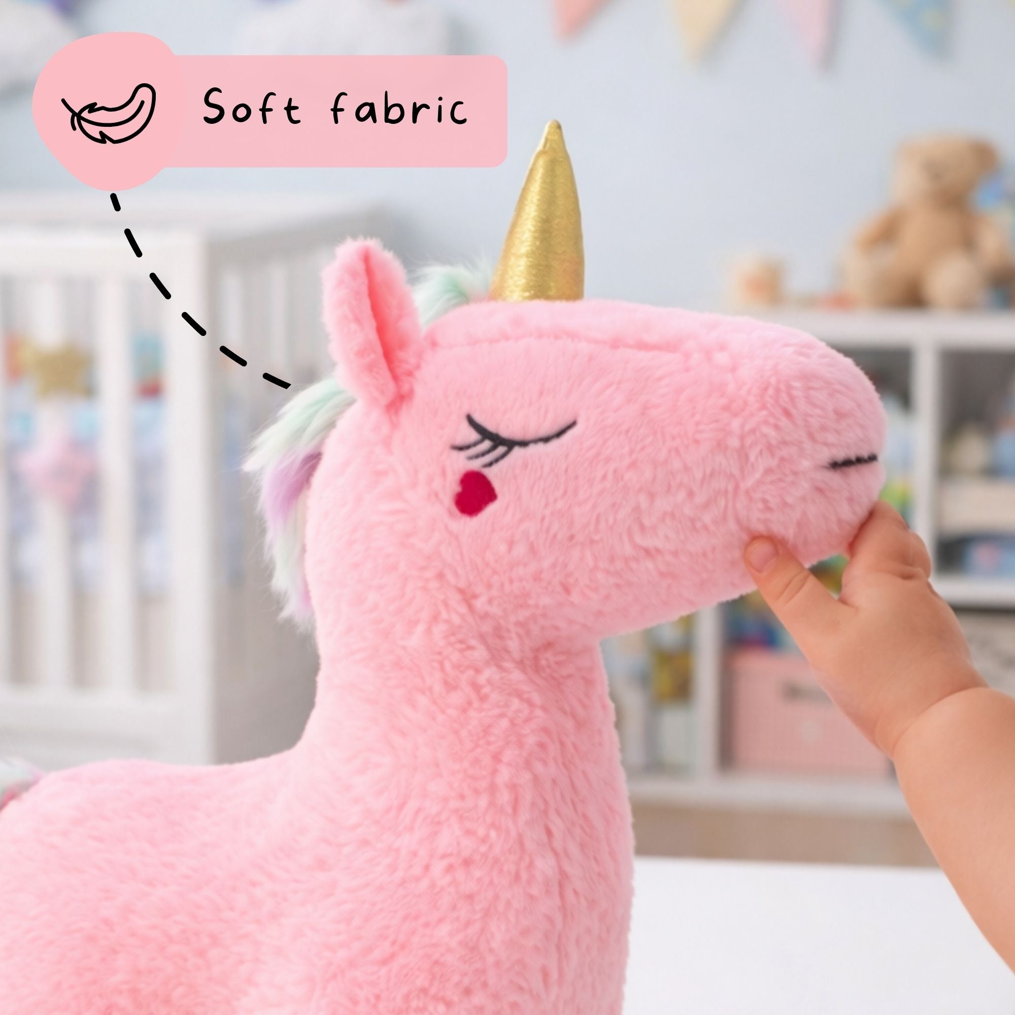 TOYTALES Unicorn Soft Toy |  Plush Stuffed Toy – 45 cm Teddy, Assorted Colors