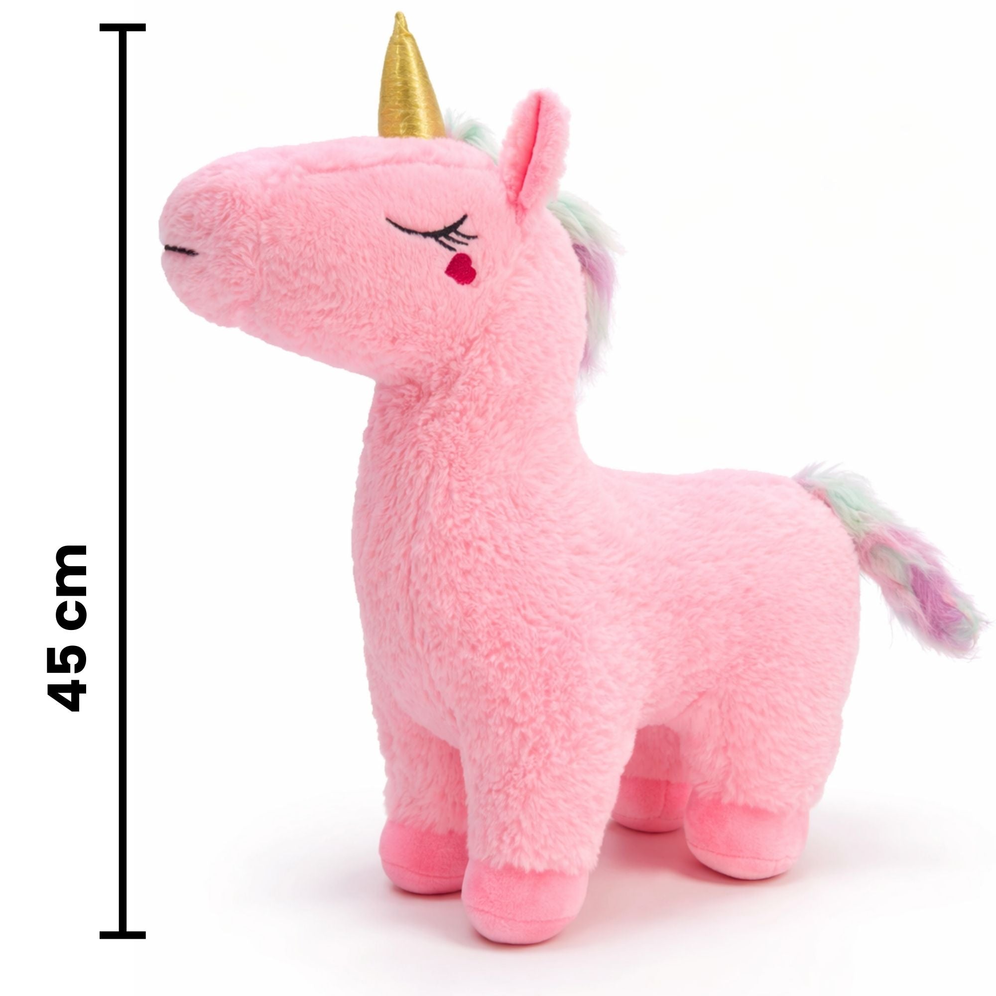 TOYTALES Unicorn Soft Toy |  Plush Stuffed Toy – 45 cm Teddy, Assorted Colors