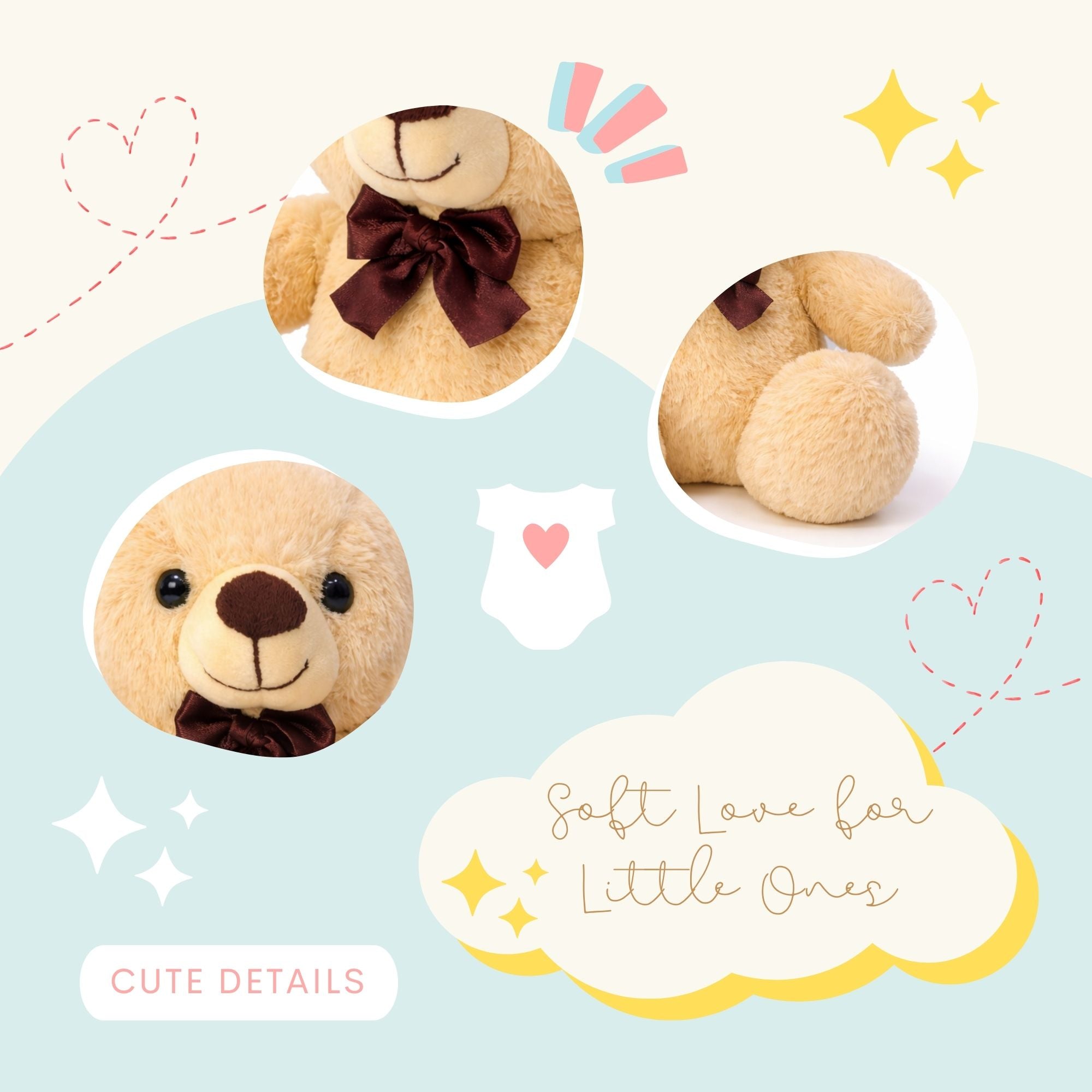 TOYTALES Teddy Bear Soft Toy | Plush Stuffed Toy 23cm