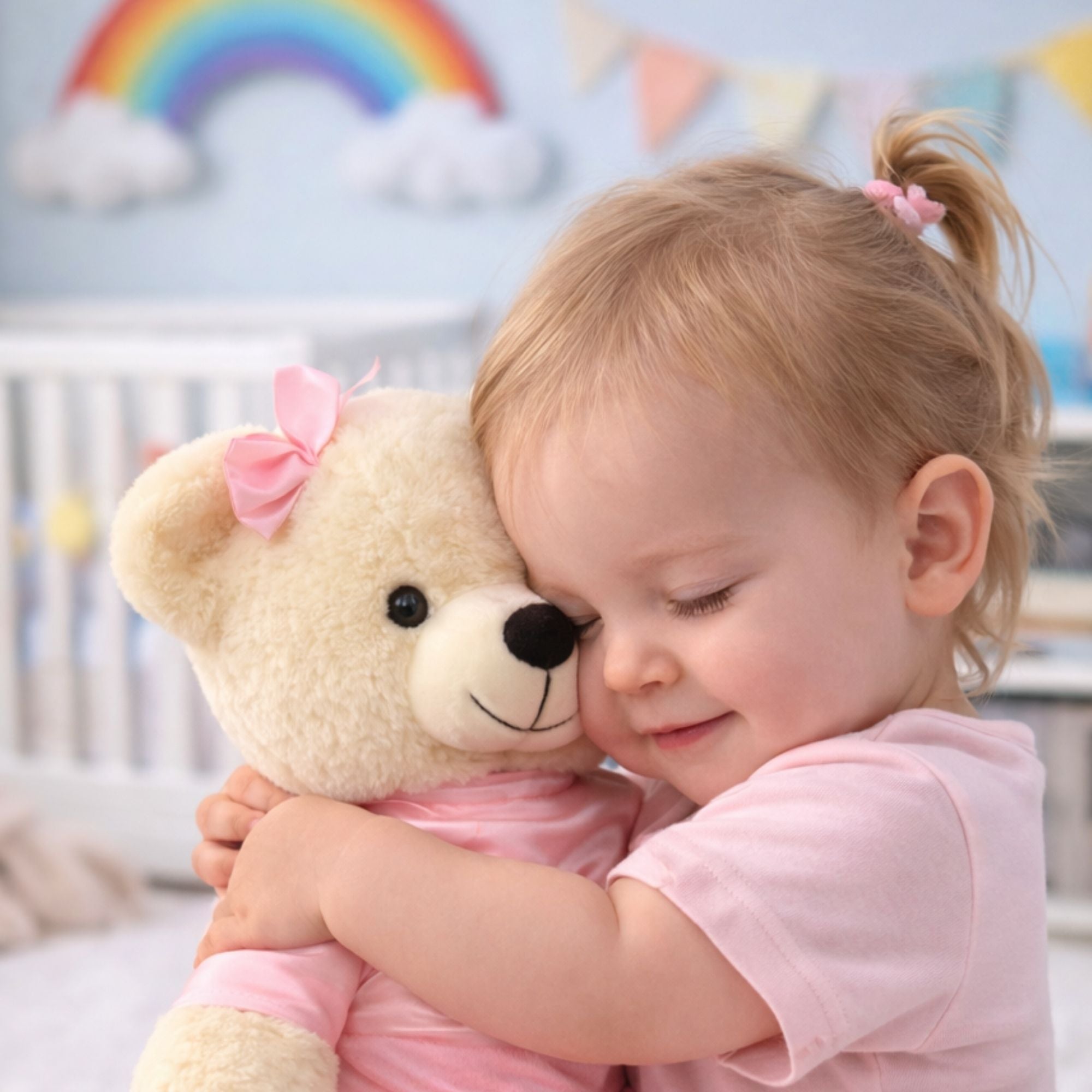 TOYTALES Frock Bear Soft Plush Teddy Bear with Dress | Cute Kids Toy 45cm