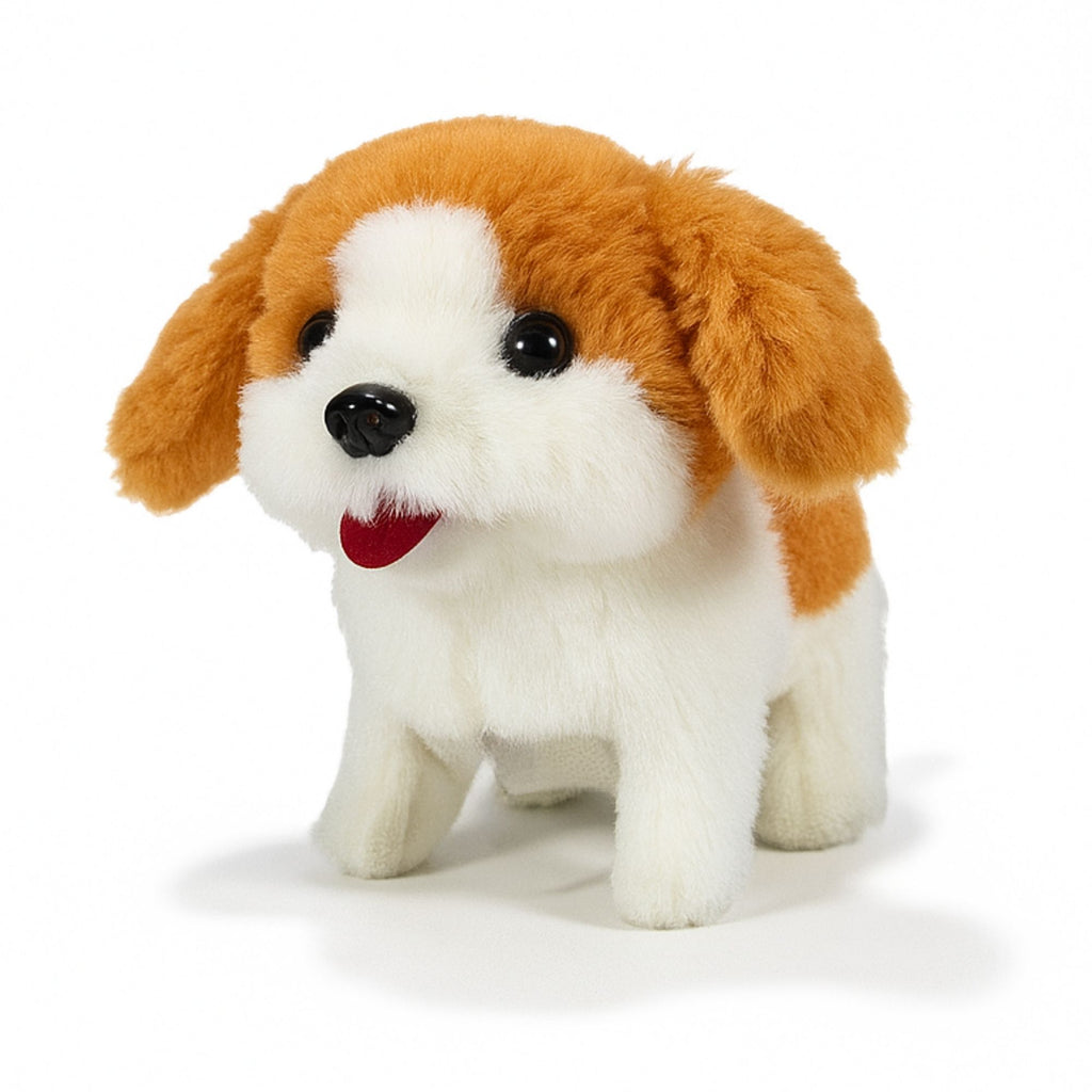 TOYTALES Walking & Barking Snooby Dog, Interactive Plush Puppy Toy