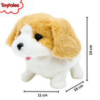 TOYTALES Walking & Barking Snooby Dog, Interactive Plush Puppy Toy