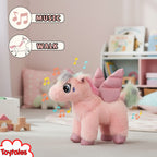 TOYTALES Remote Control Unicorn  Musical Plush Toy
