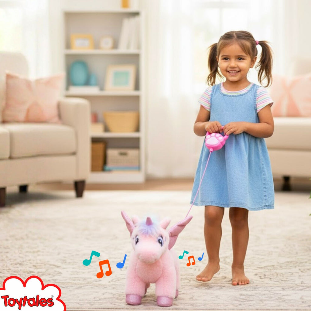 TOYTALES Remote Control Unicorn  Musical Plush Toy