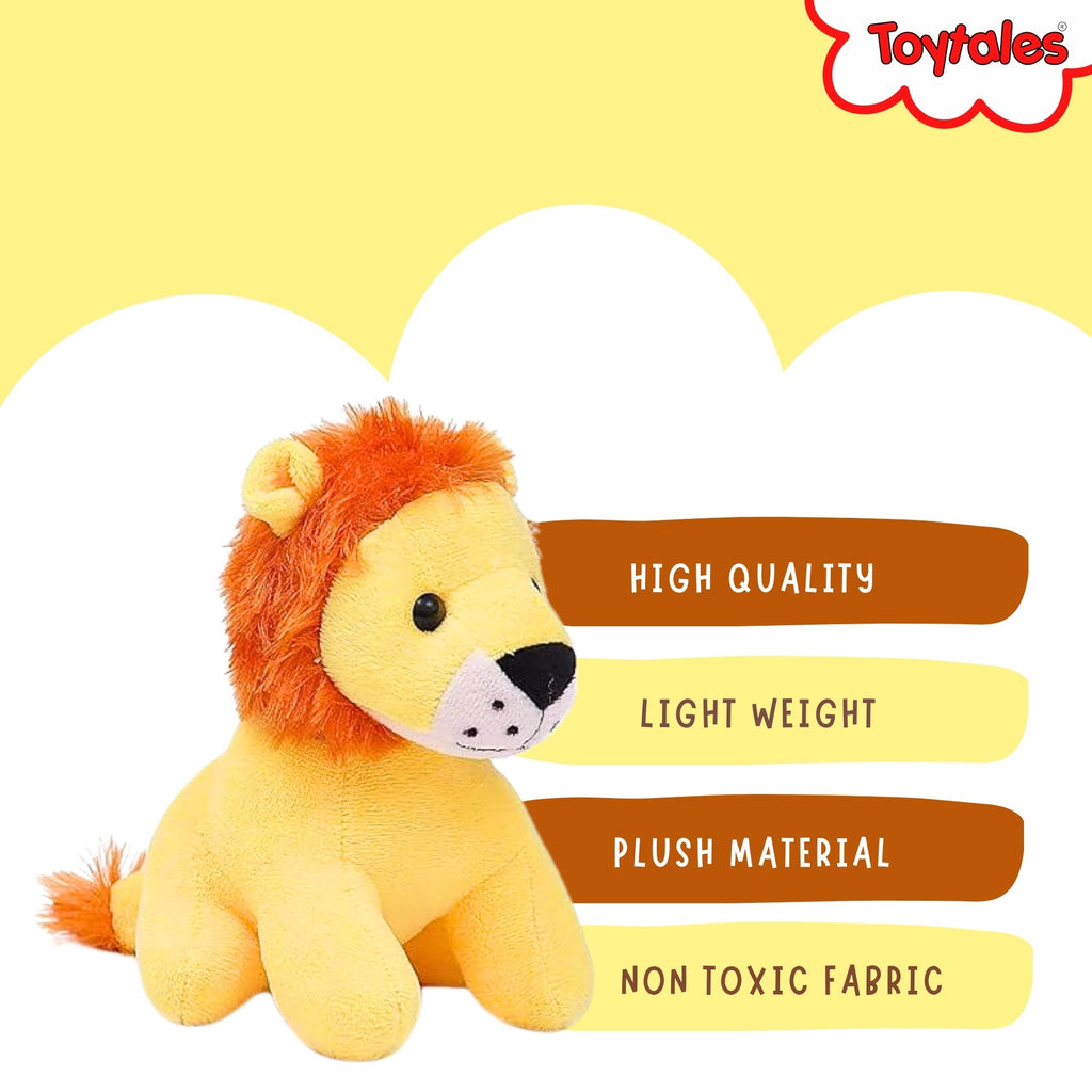 TOYTALES Baby Lion Cute Animal Soft Toy 18cm