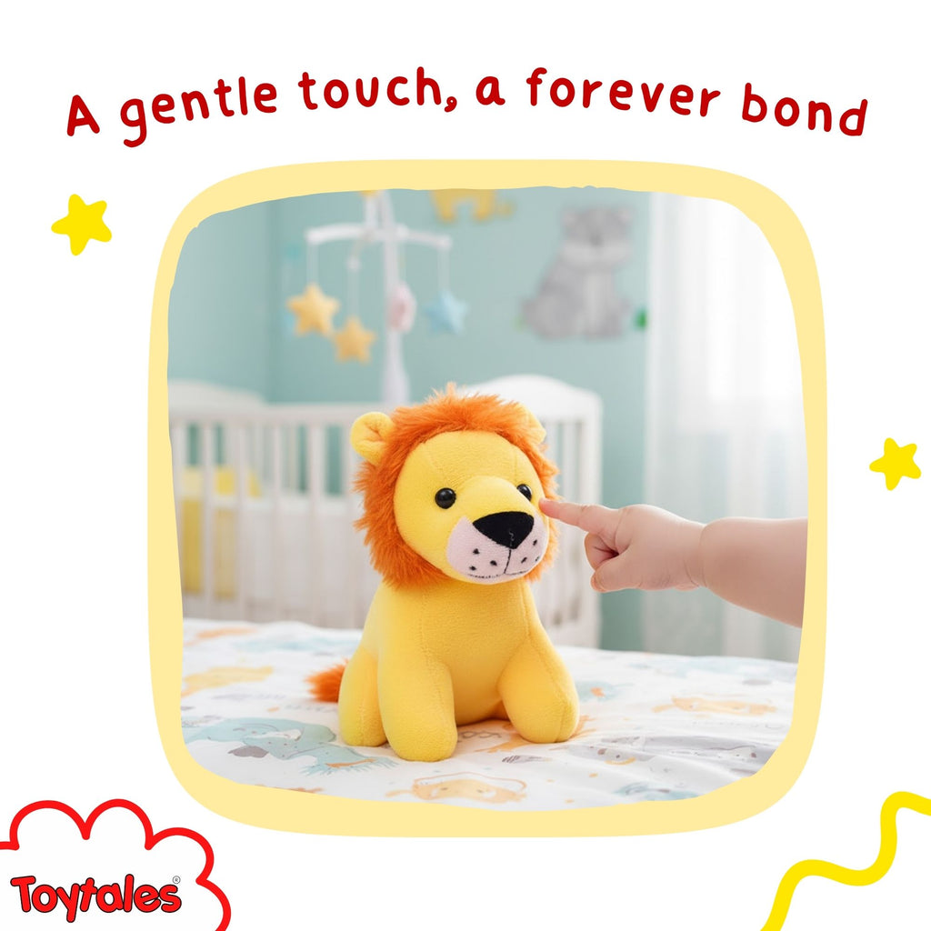 TOYTALES Baby Lion Cute Animal Soft Toy 18cm