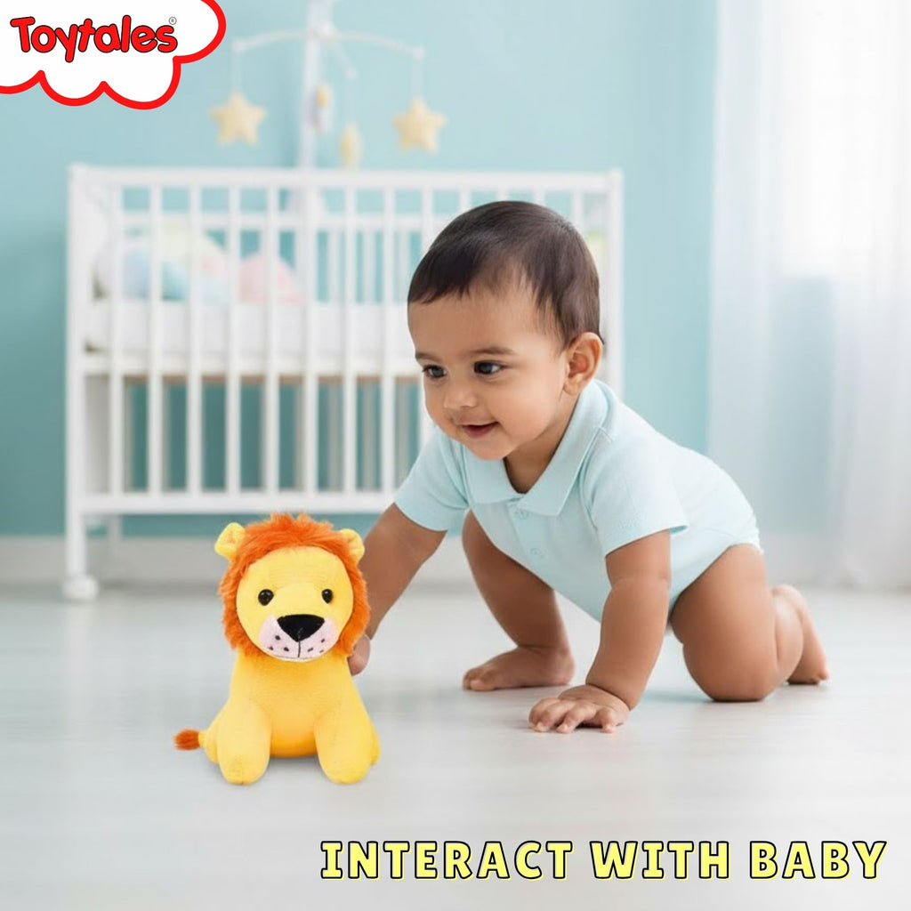 TOYTALES Baby Lion Cute Animal Soft Toy 18cm