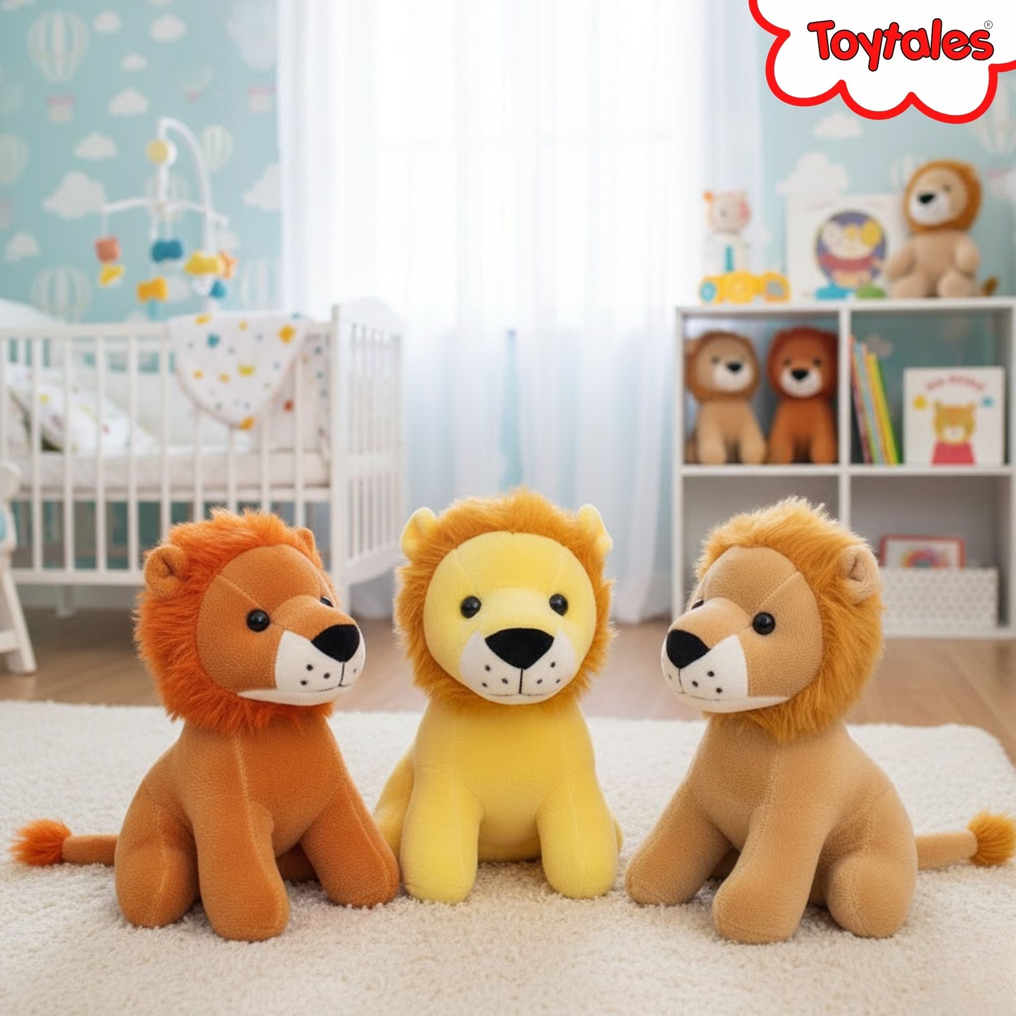 TOYTALES Baby Lion Cute Animal Soft Toy 18cm