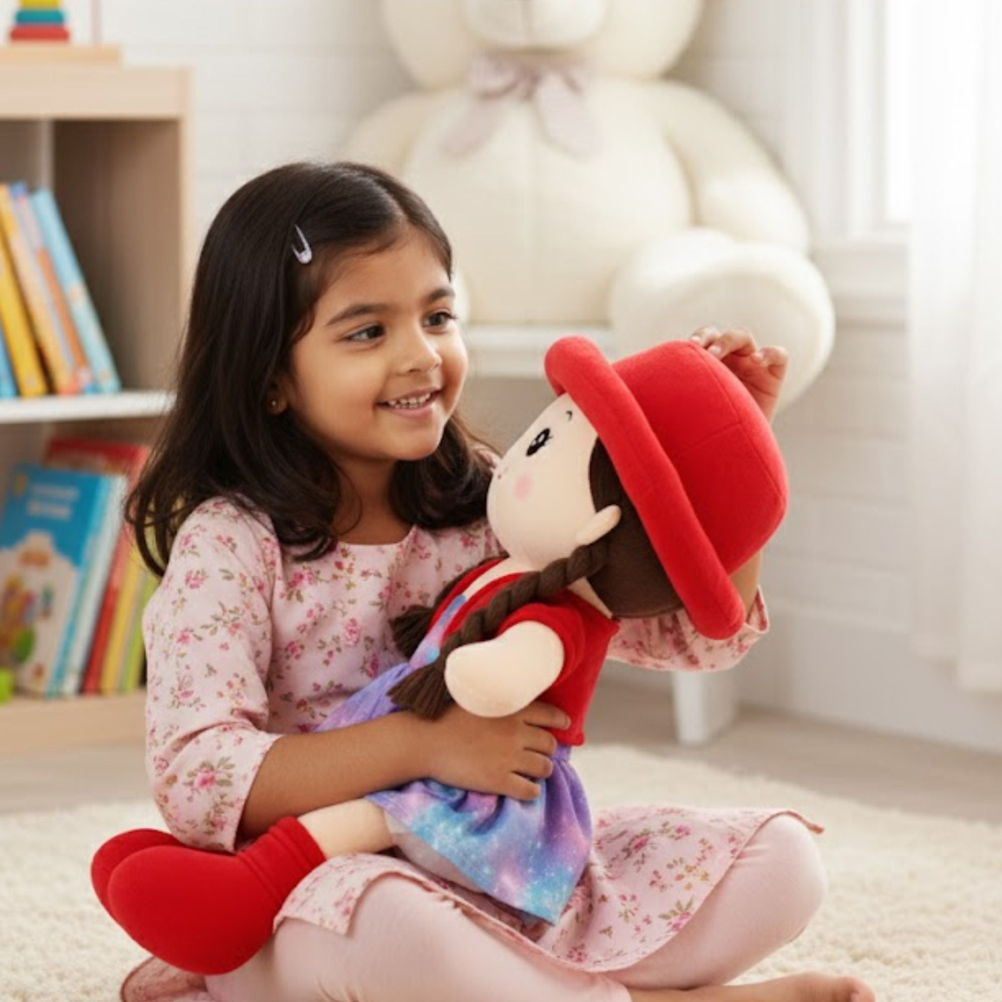 TOYTALES Cap Doll Soft Plush Doll | Stuffed Toy 60cm, Assorted Colors