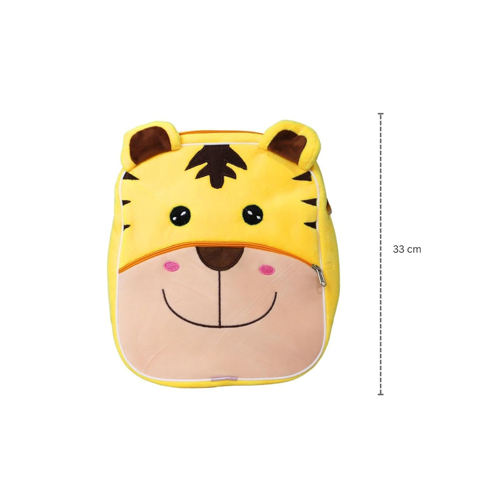 TOYTALES Tiger Plush Backpack  Soft Nursery & Travel Bag for Kids