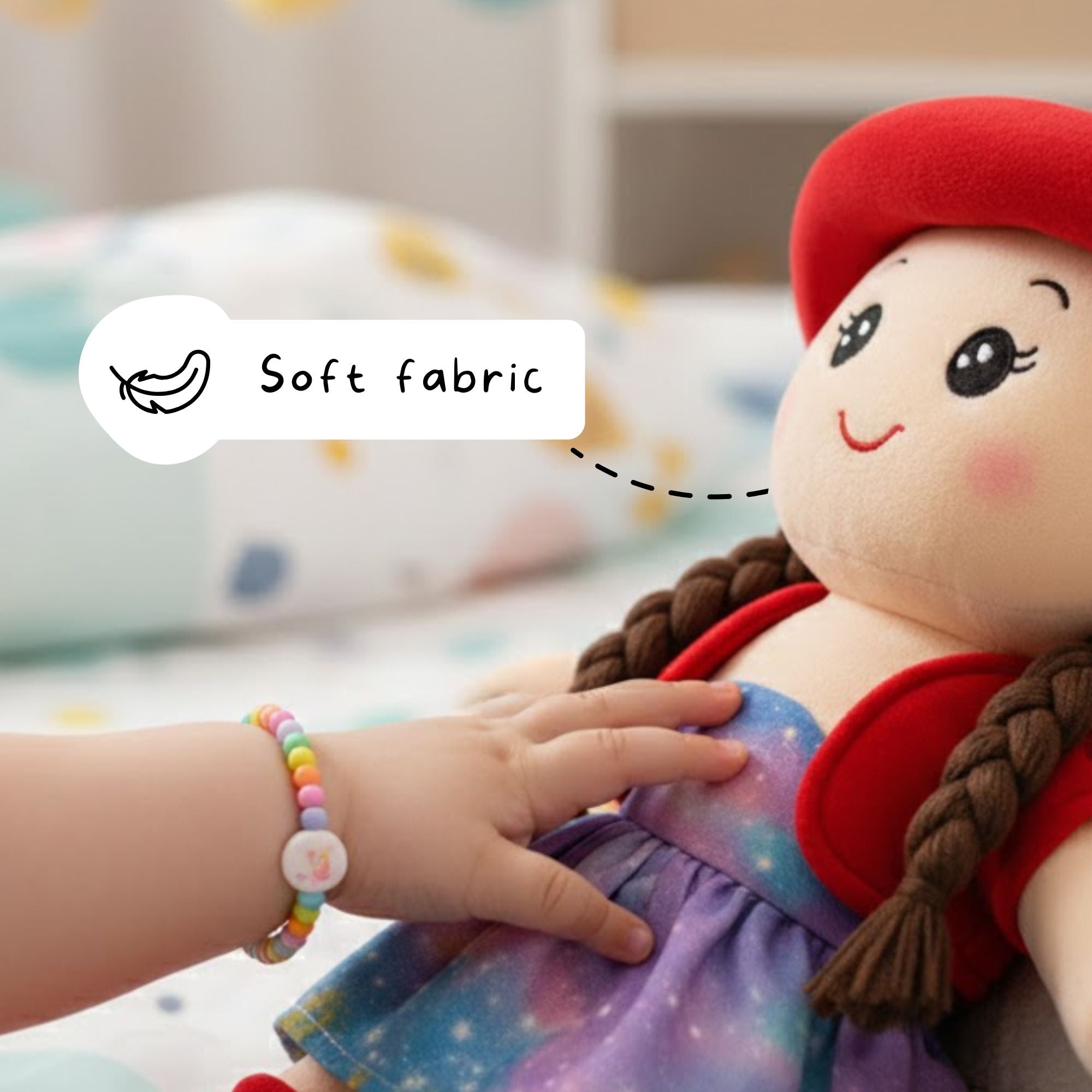 TOYTALES Cap Doll Soft Plush Doll | Stuffed Toy 60cm, Assorted Colors