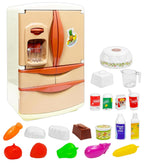 TOYTALES Mini Fridge Toy for Kids with Lights, Music & Ice Dispenser for 3+ Year Old