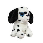 TOYTALES Black & White Dog Cuddly Puppy Soft Toy 22cm