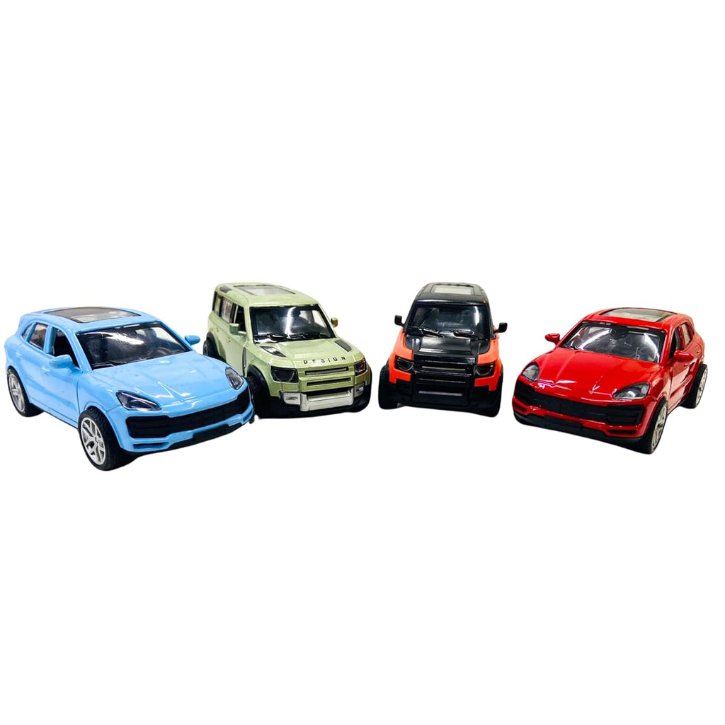 TOYTALES Pull Back Toy Car Toy Set For Kids Pack of 4