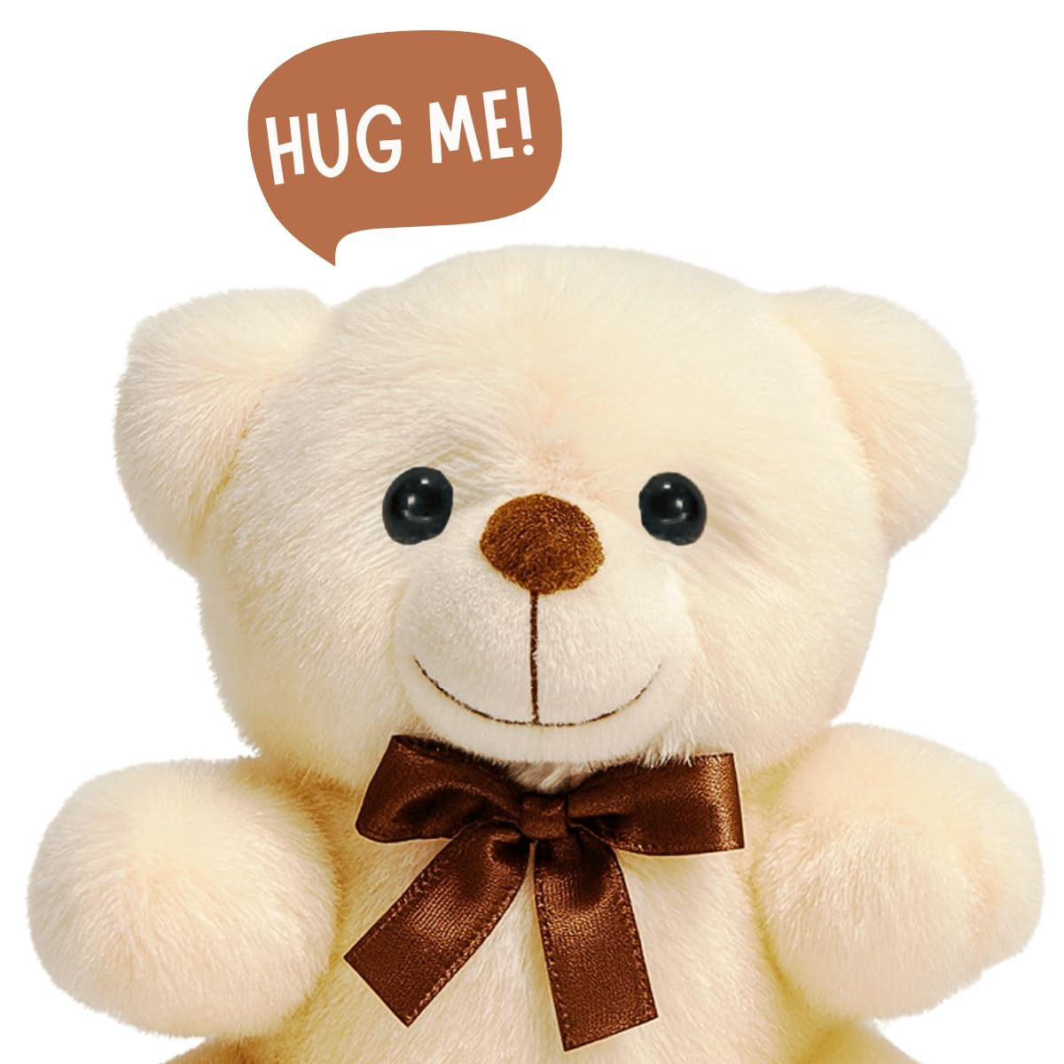 TOYTALES Teddy Bear Soft Toy Cream, 25cm