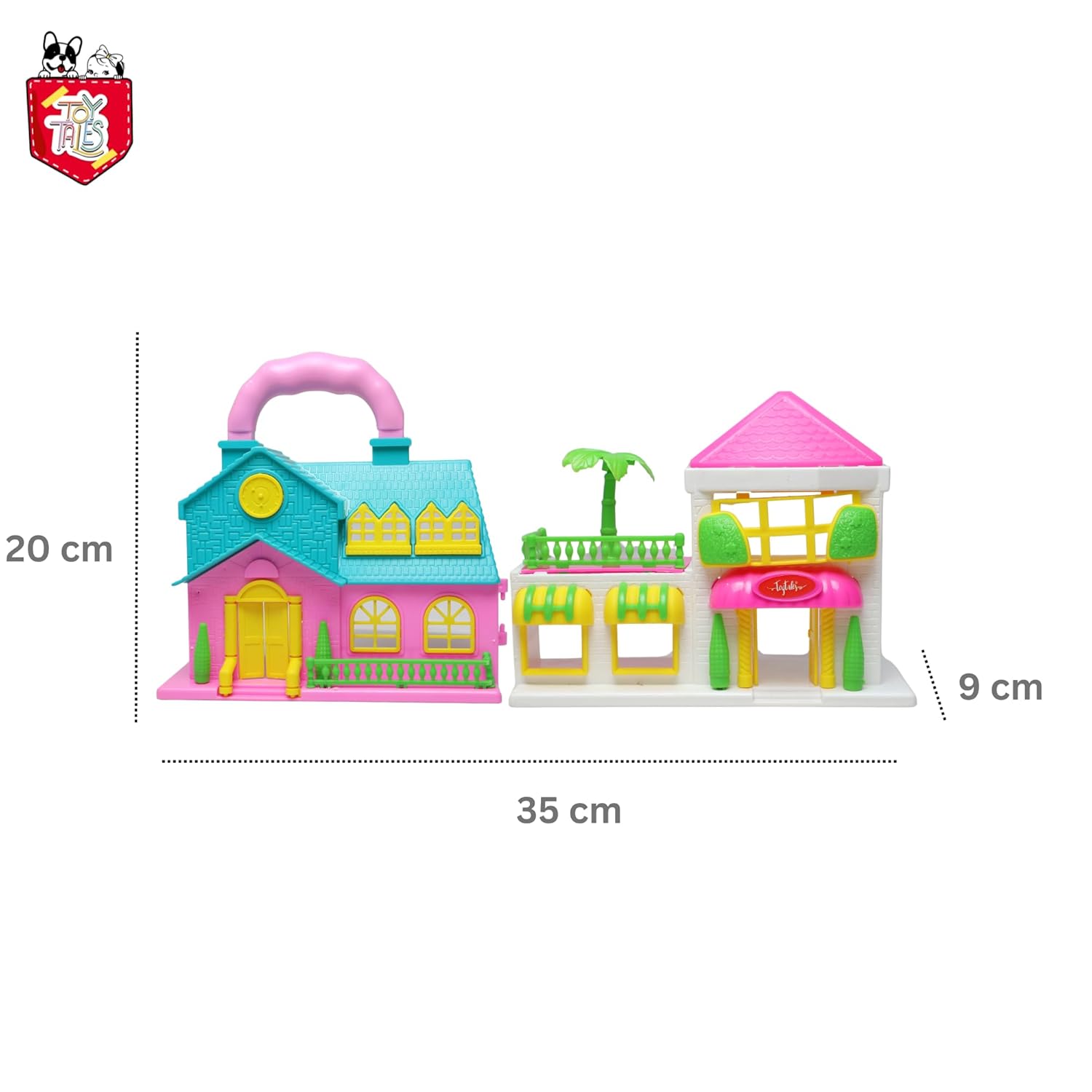 TOYTALES Funny Doll House Pretend Play Set Toy For Kids