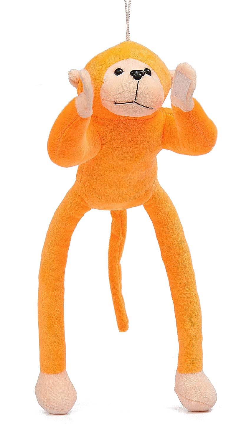 TOYTALES Namaste Hanging Monkey Plush Soft Toy 45 cm Stuffed Animal For Kids