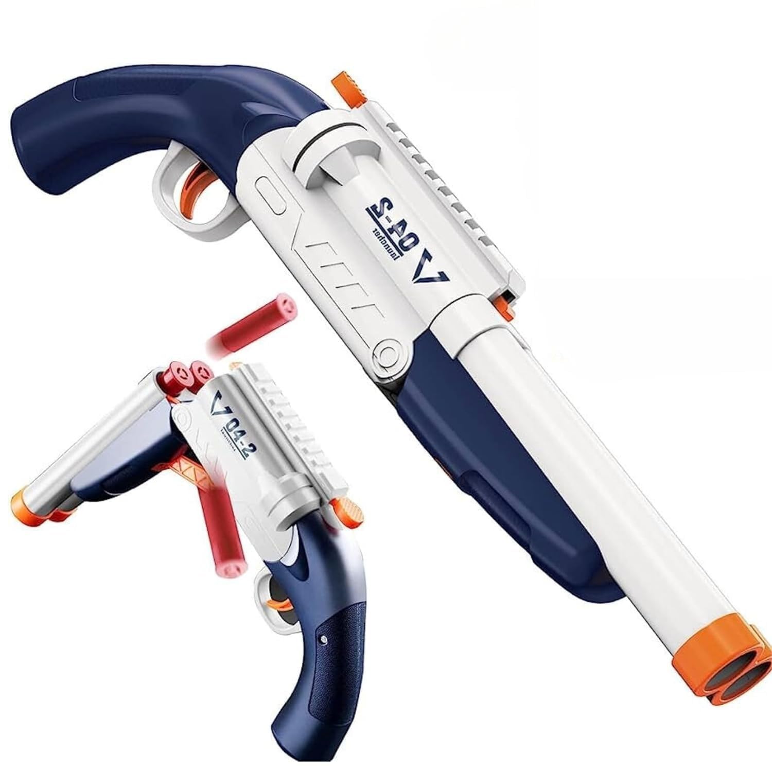 TOYTALES Double Barrel Soft Bullet Shotgun Toy