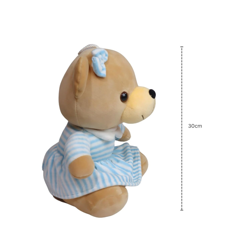 TOYTALES Teddy Bear Soft Plush Toy 30cm Cute and Cuddly Stuffed Animal For Kids