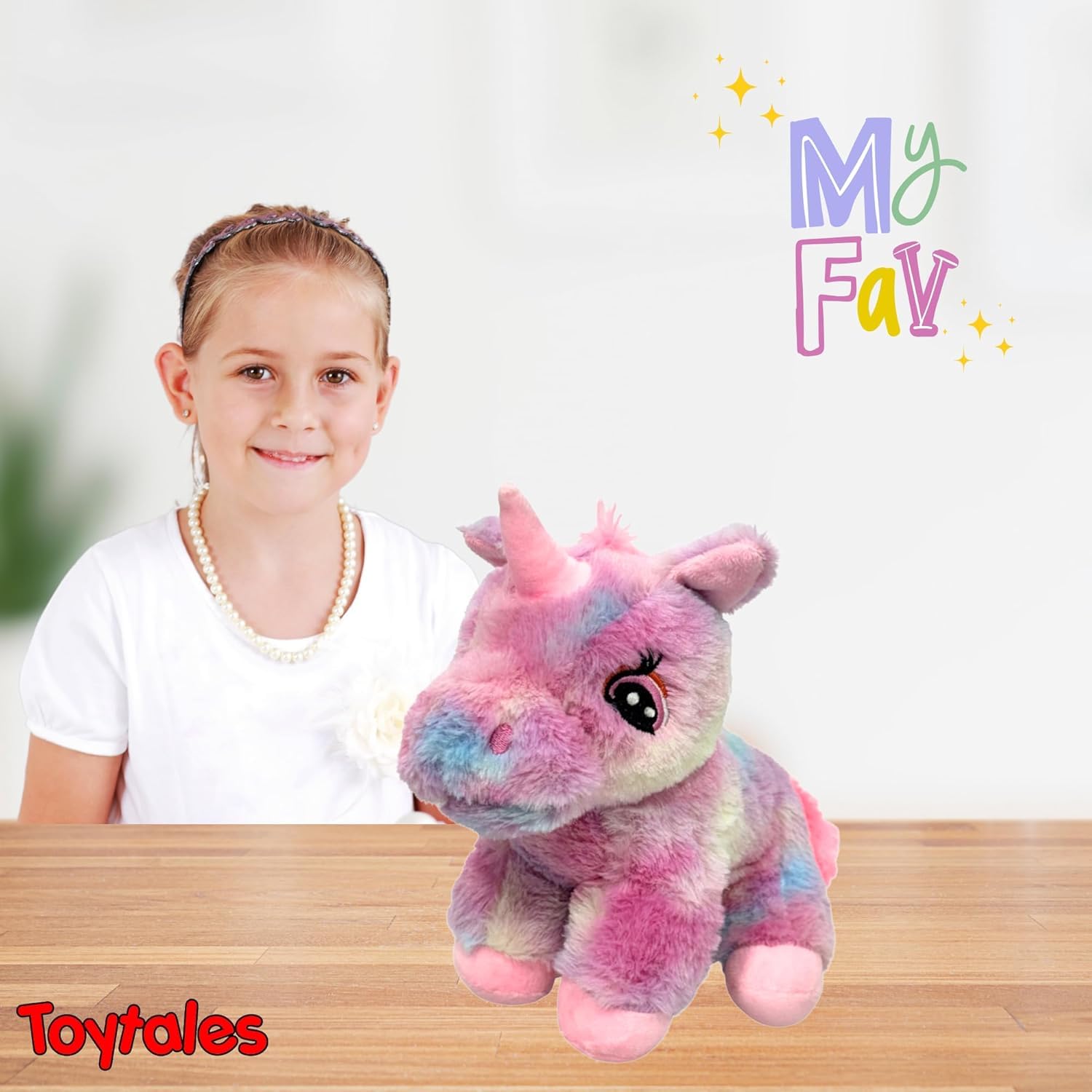 TOYTALES Unicorn Plush Animal Soft Toy 32cm
