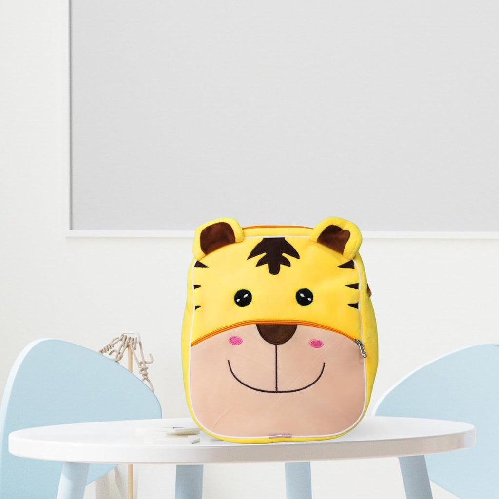TOYTALES Tiger Plush Backpack  Soft Nursery & Travel Bag for Kids
