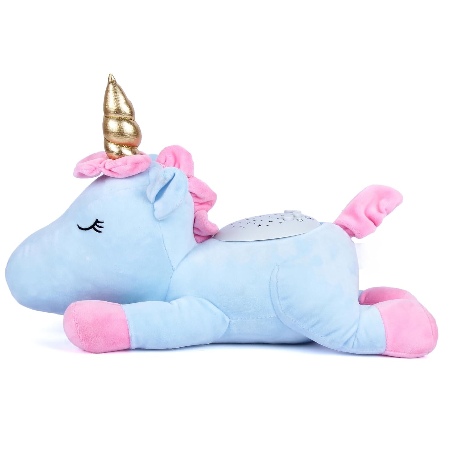 TOYTALES Dreamlight Unicorn Soft Toy Music Projector Plush For Babies And Toddlers