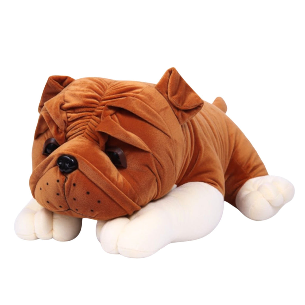 TOYTALES Bull dog Animal Plush Soft Toy For kids (Assorted Colors)