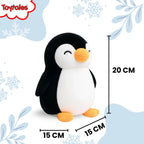 TOYTALES Mini Penguin Black And White Soft Plush Toy 15cm