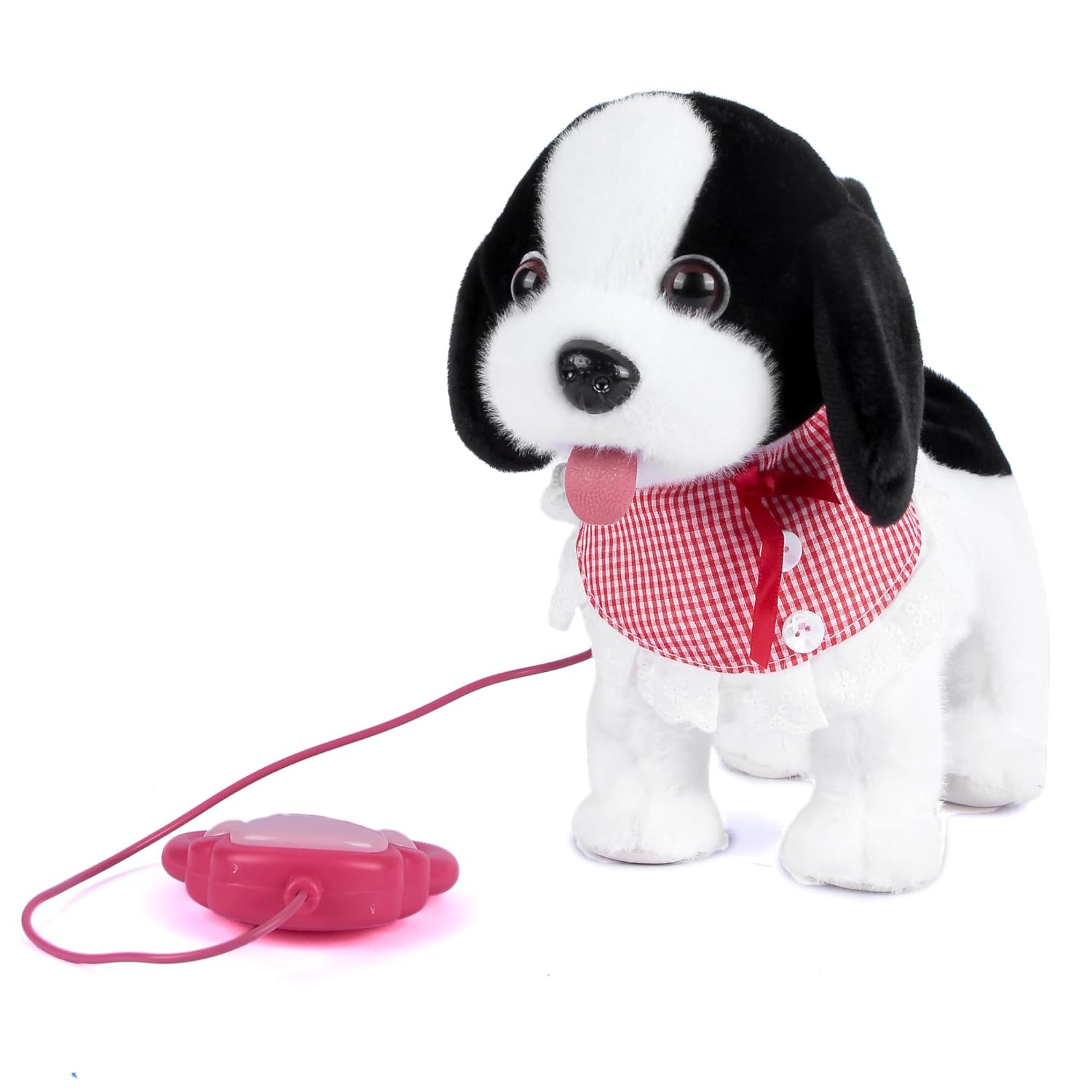 TOYTLAES Duffy Remote Control Dog Toy Walking And Barking Interactive Puppy Plush Toy