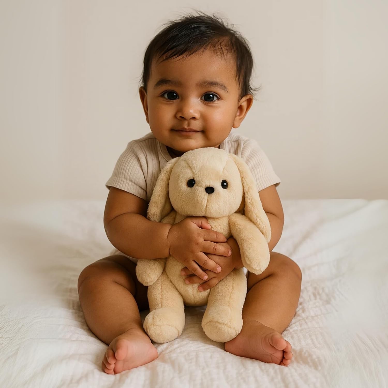 TOYTALES  Bunny Rabbit Soft Toy –  Beige, 35cm