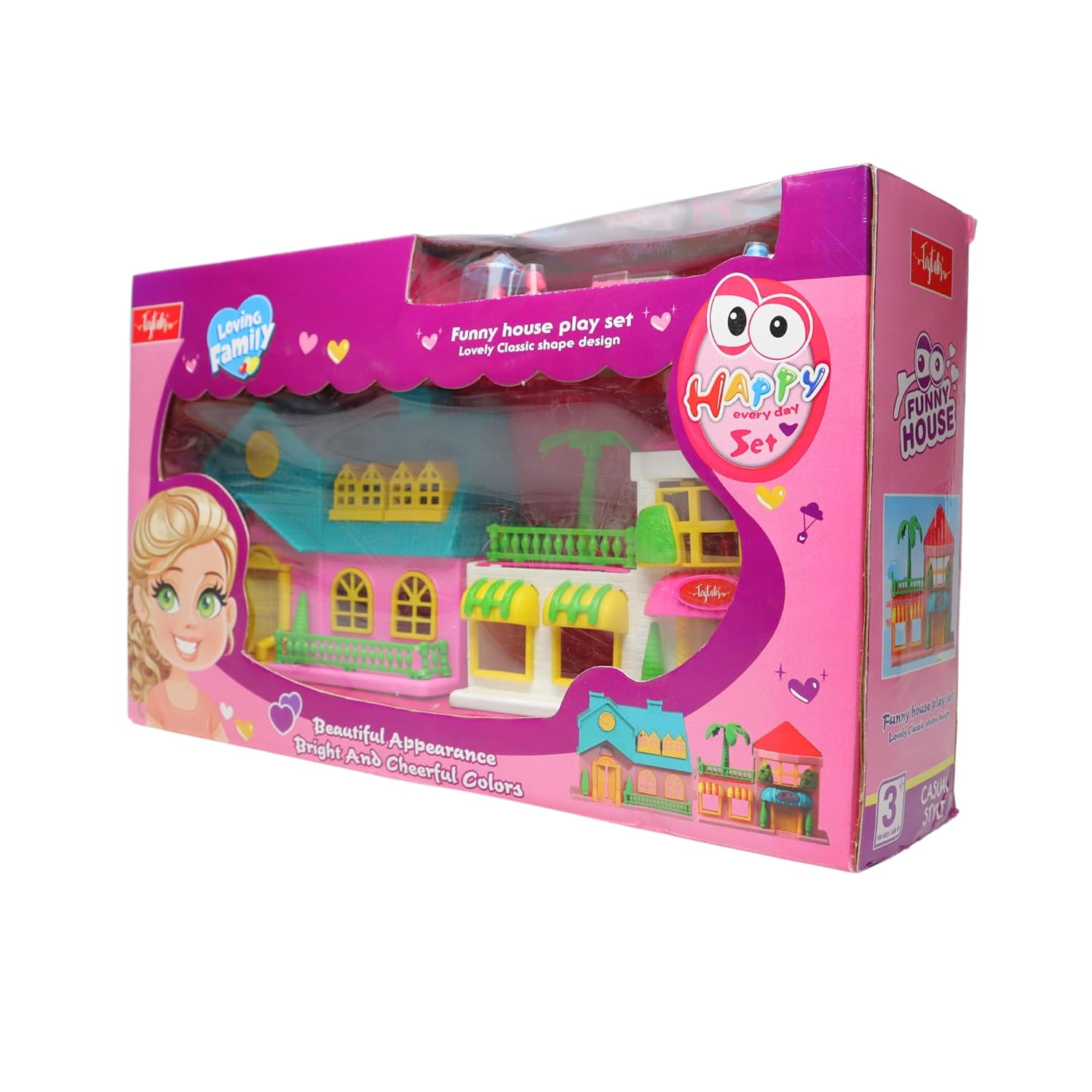 TOYTALES Funny Doll House Pretend Play Set Toy For Kids