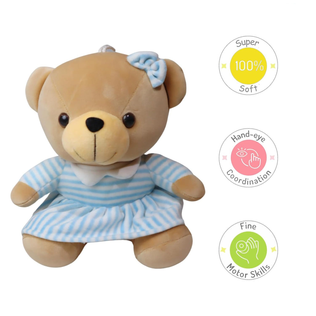 TOYTALES Teddy Bear Soft Plush Toy 30cm Cute and Cuddly Stuffed Animal For Kids