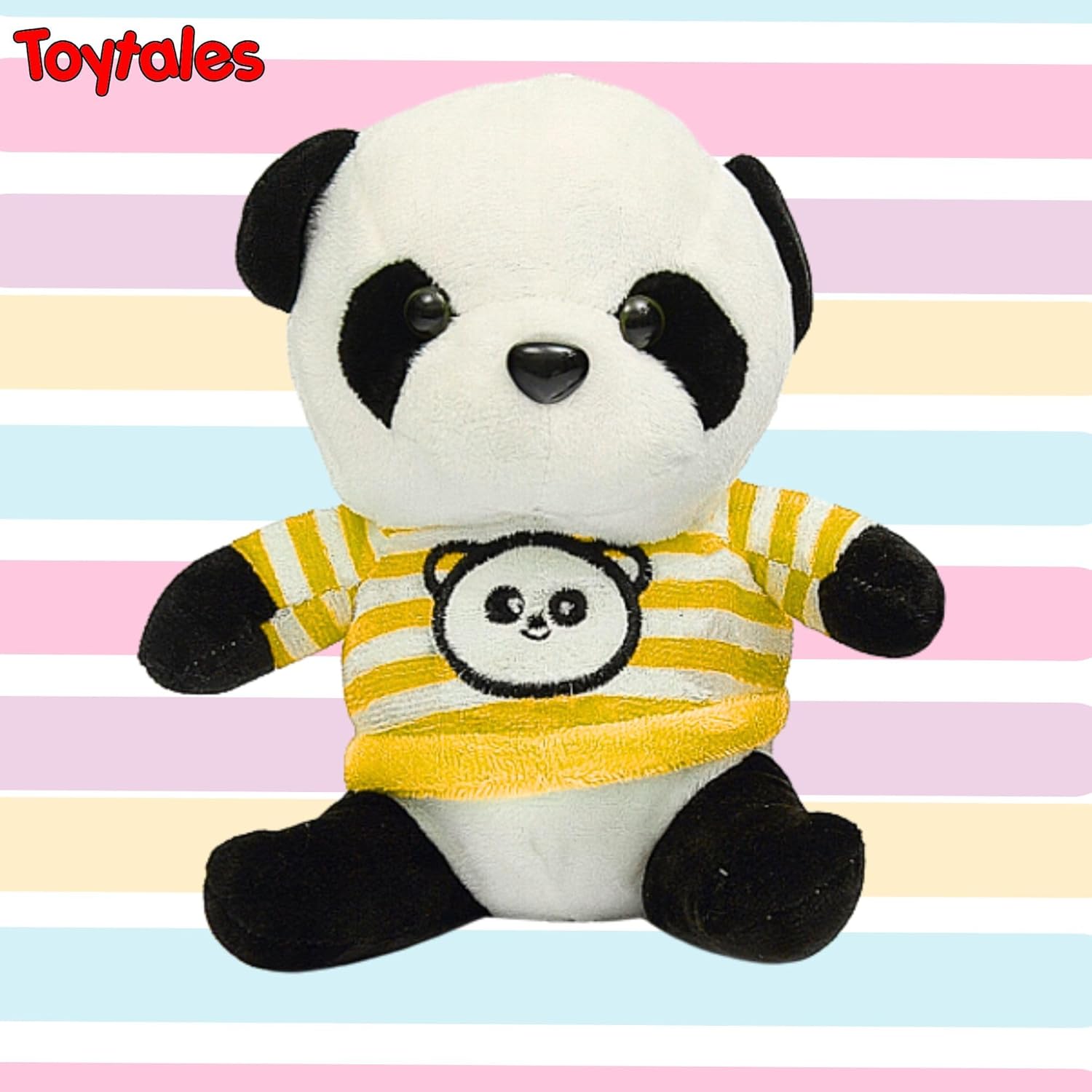 TOYTALES Thug Panda Hanging Plush Soft Toy Stuffed Animal Toy For Kids, Assorted Colors