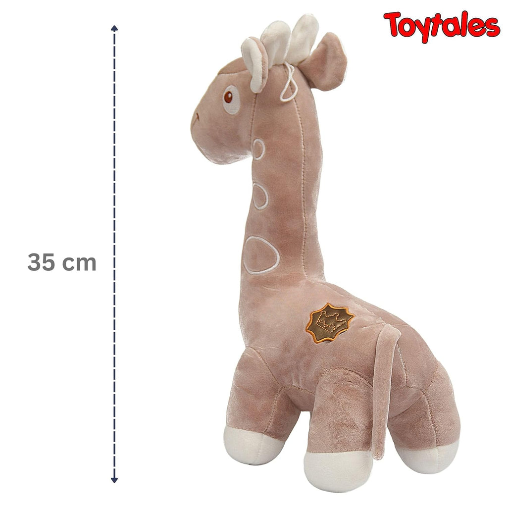 TOYTALES Huggable Cute Henry Giraffe Soft Animal Plush Toy for Kids 35cm