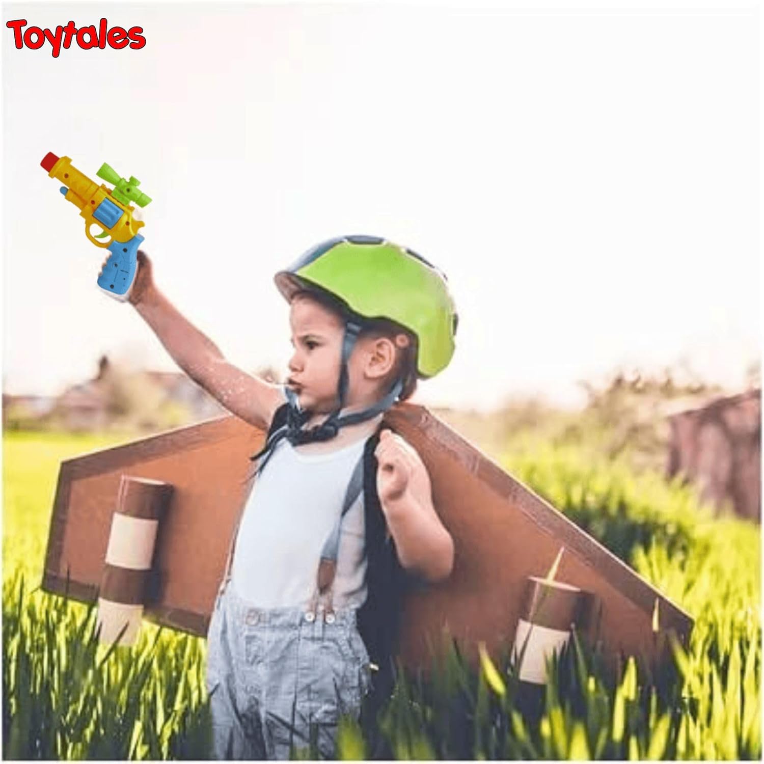 TOYTALES Musical Toy Revolver Gun Light and Sound Pretend Play