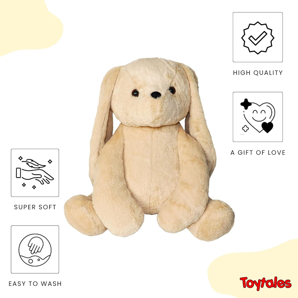 TOYTALES  Bunny Rabbit Soft Toy –  Beige, 35cm