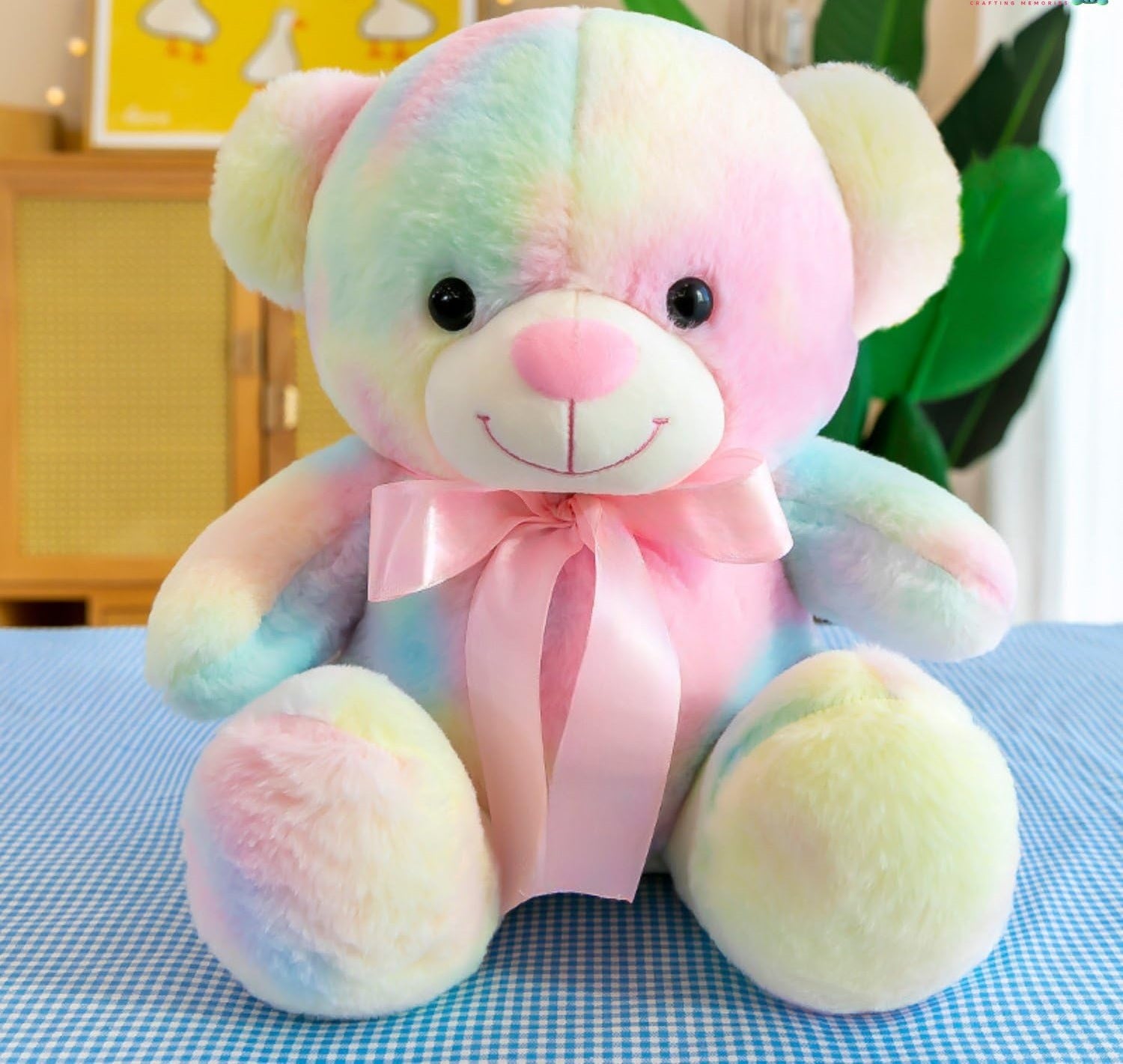TOYTALES LED Glowing Teddy Bear Soft Cuddly Plush Toy 30cm