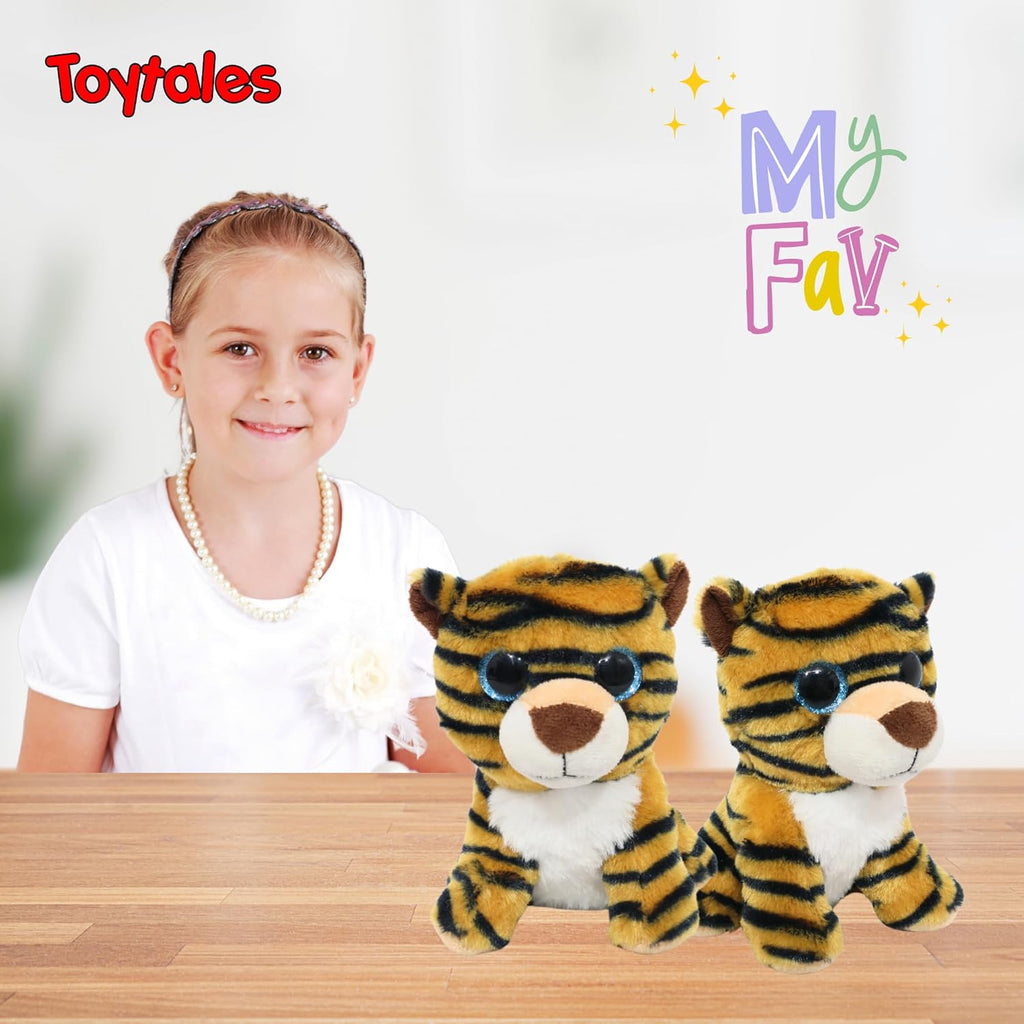 TOYTALES Little Tiger Plush Animal Soft Toy 22cm