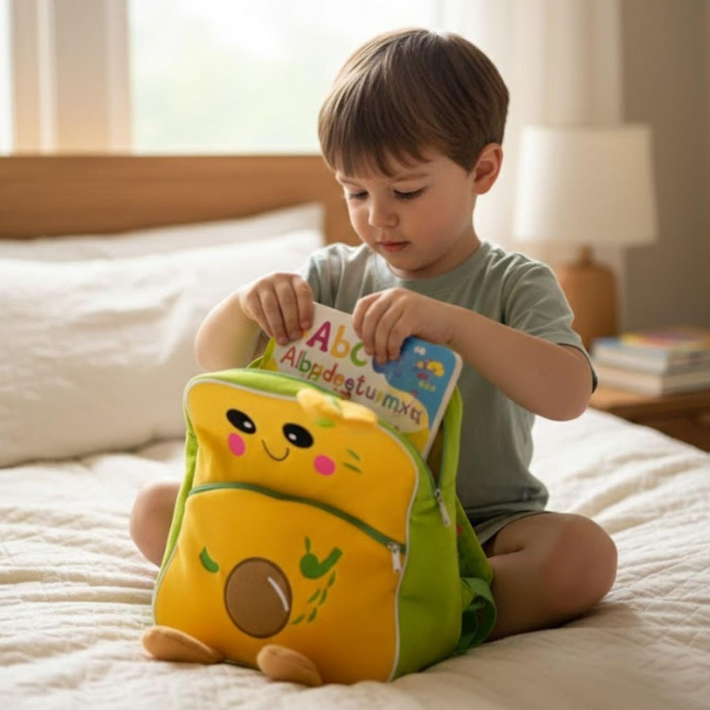 TOYTALES Mango School Bag Plush Soft Backpack for Kids