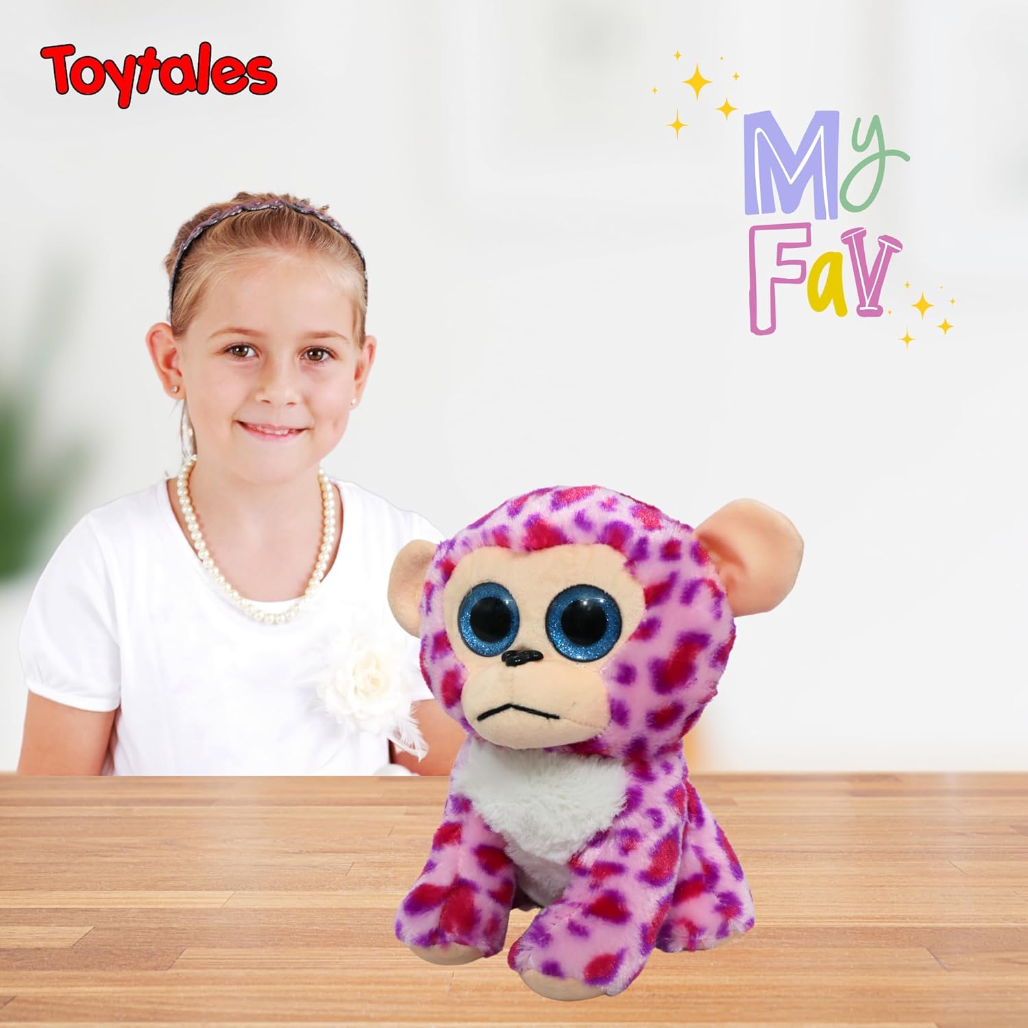 TOYTALES Little Monkey Plush Animal Soft Toy 22cm
