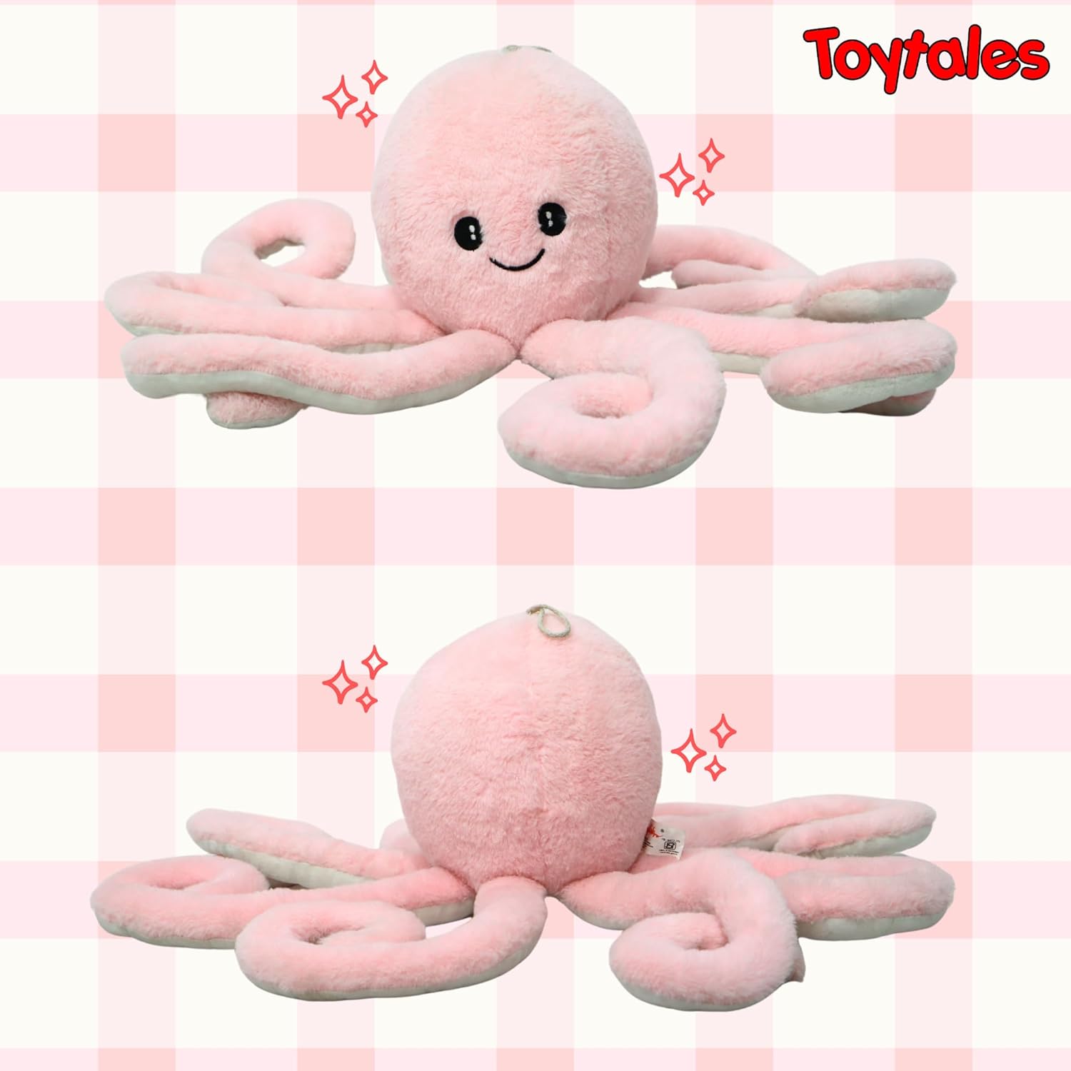 TOYTALES Giant Octopus Plush Toy Soft Cuddly Stuffed Animal 45cm