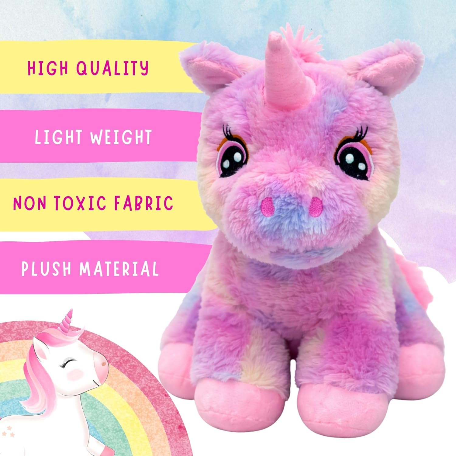 TOYTALES Unicorn Plush Animal Soft Toy 32cm