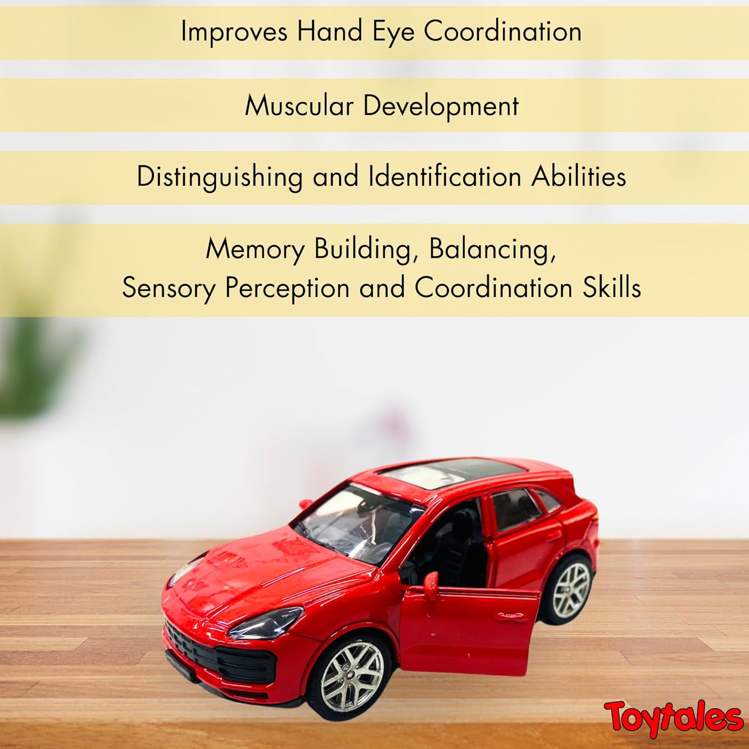 TOYTALES Pull Back Toy Car Toy Set For Kids Pack of 4