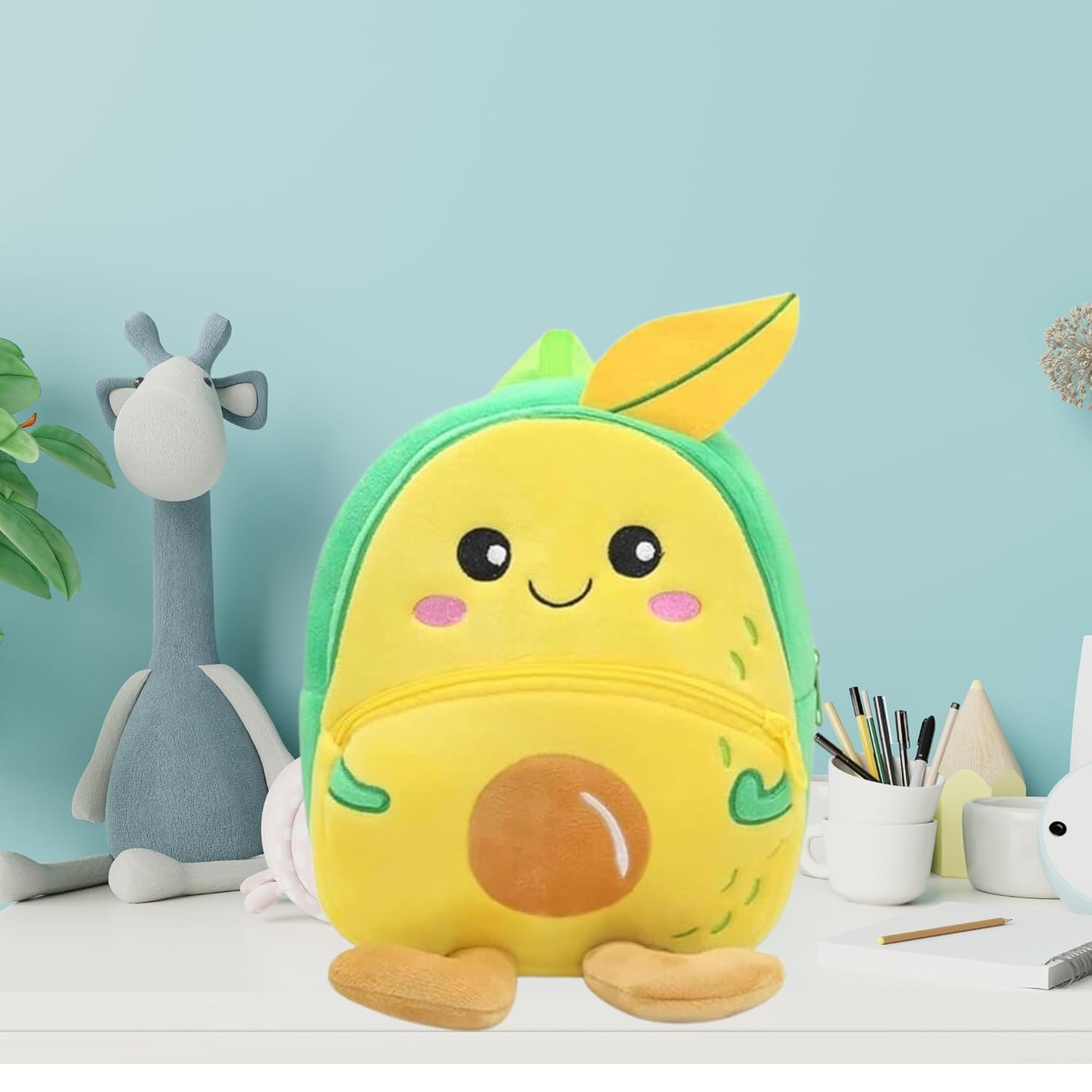 TOYTALES Mango School Bag Plush Soft Backpack for Kids