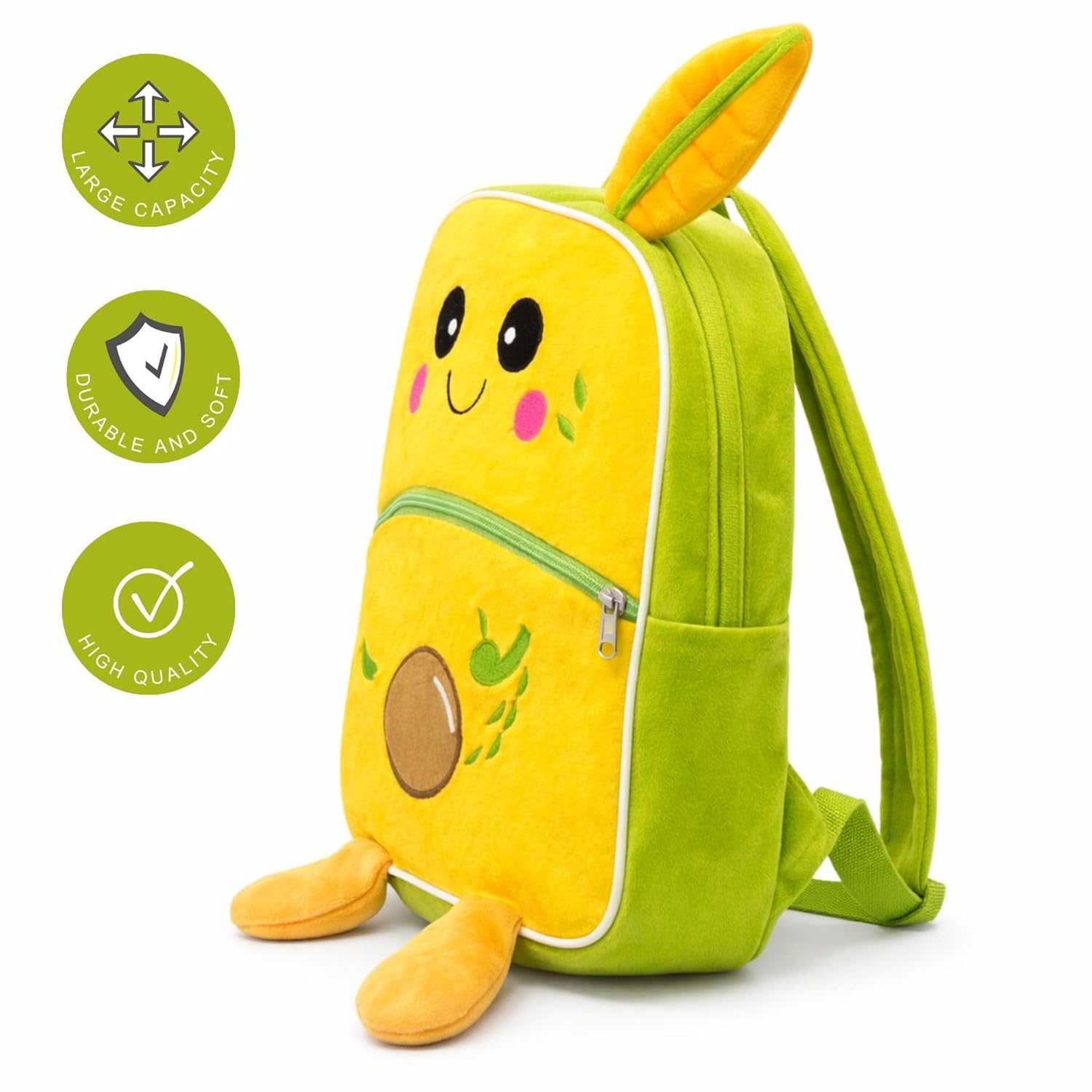 TOYTALES Mango School Bag Plush Soft Backpack for Kids