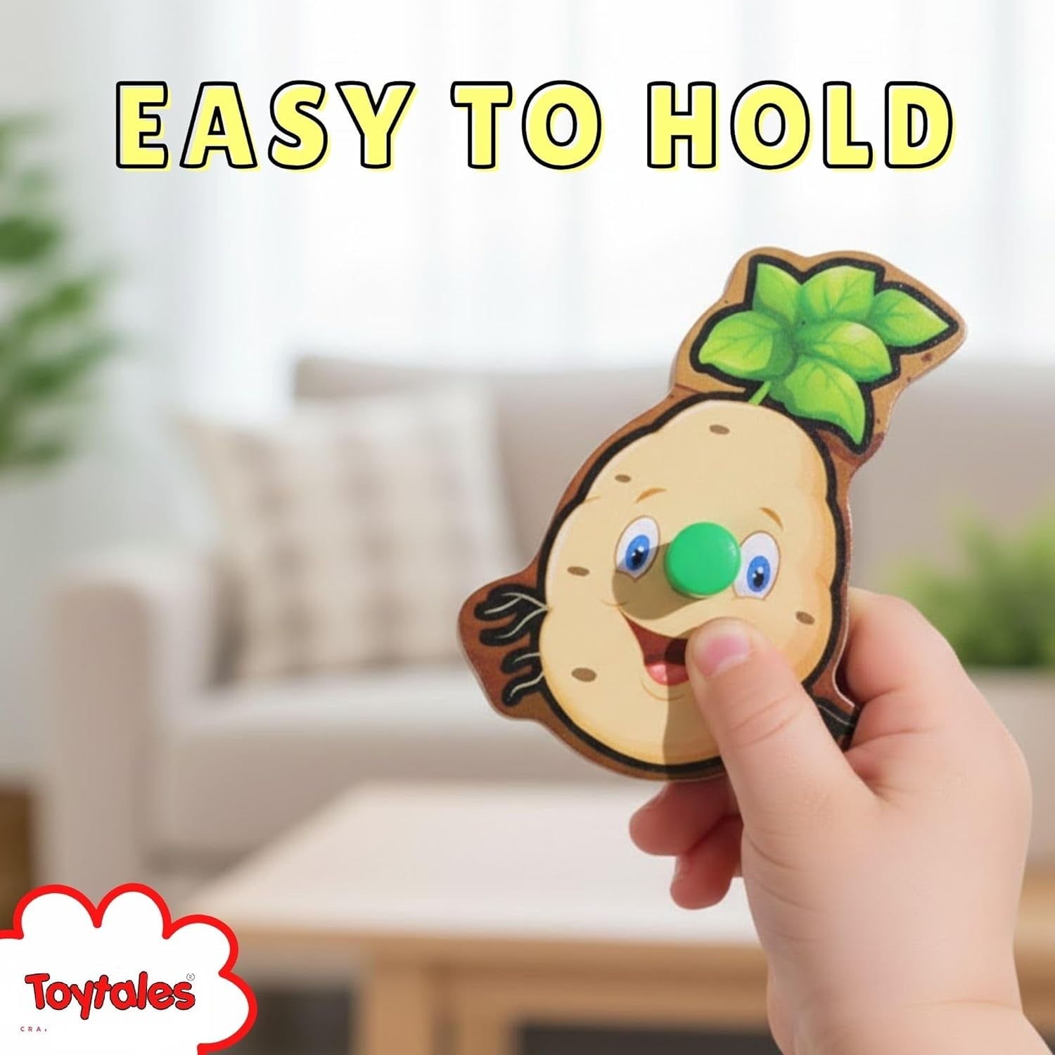 TOYTALES Vegetables Learning Puzzle Board for Kids Age 2+